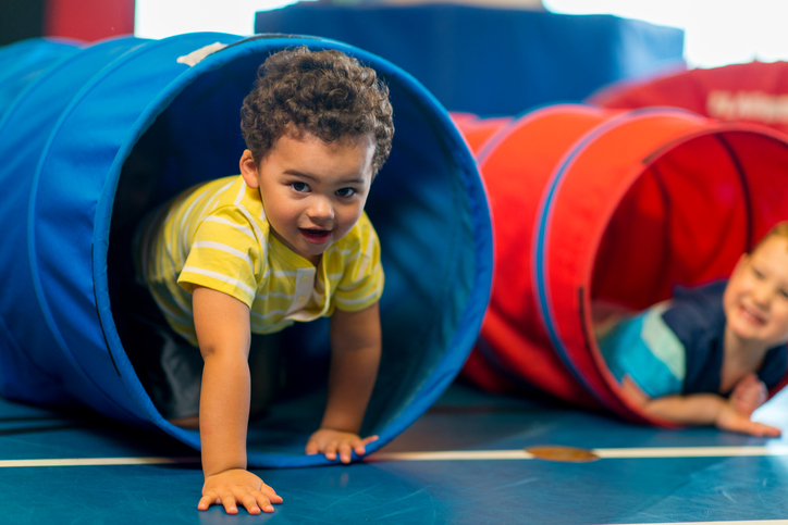 Toddlers playing