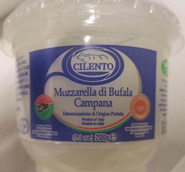 Cilento brand Mozarella di Bufala Campana
