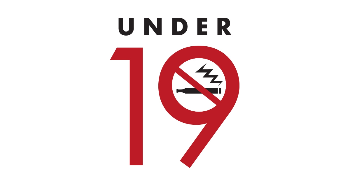 No e-cigarettes under 19