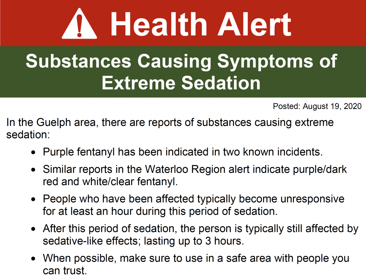 Health ALert graphic