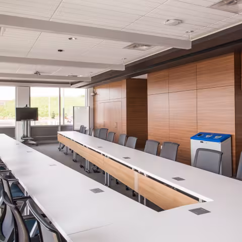 Trillium board room at the Guelph public health office