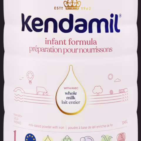 Canister of Kendamil Infant Formula