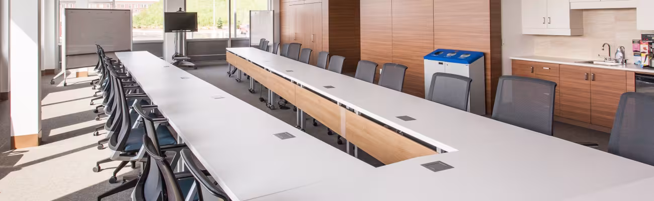 Trillium board room at the Guelph public health office