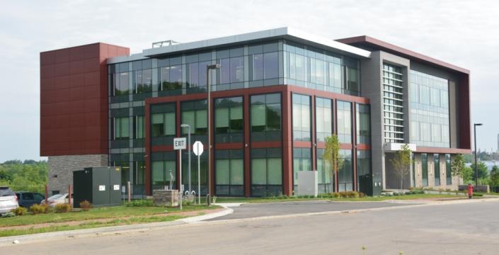 View of the Guelph office from Chancellors Way