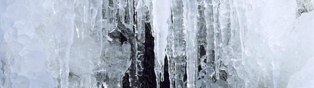 Ice and icicles