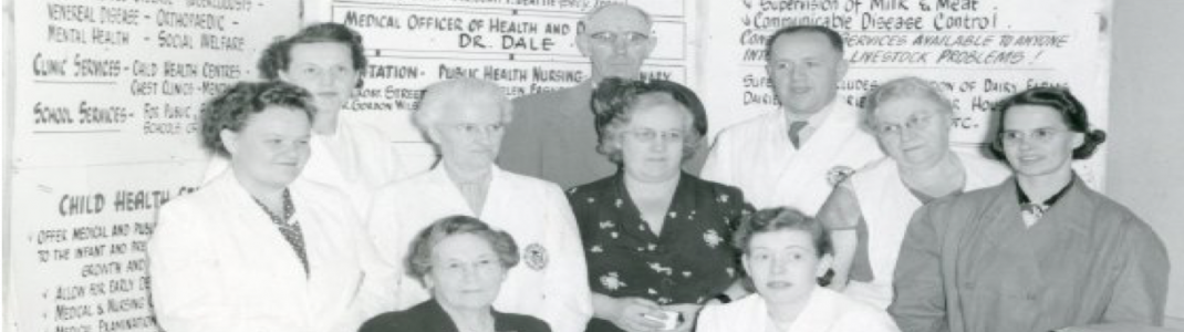 Wellington County Health Unit staff, old image