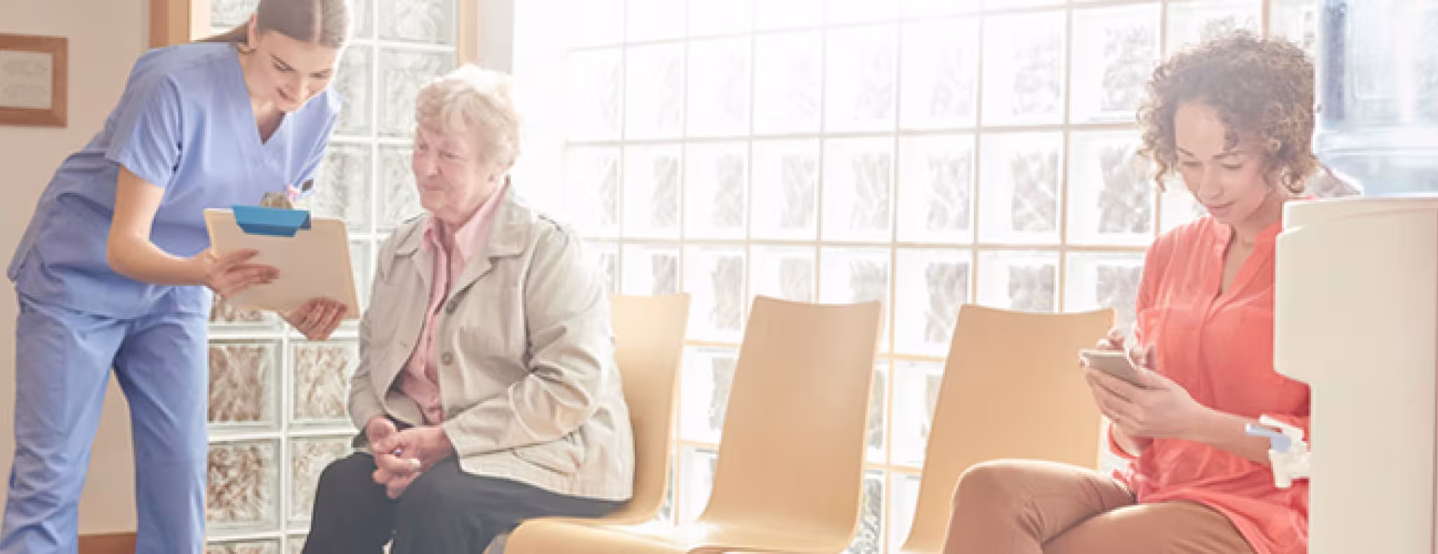 People in waiting room