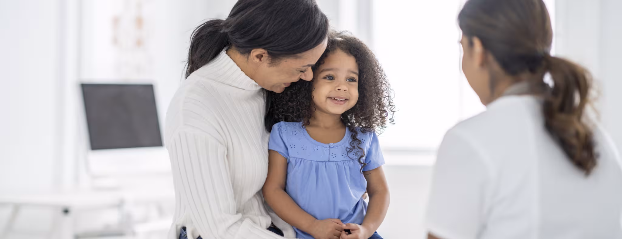 Mother and Daughter at the Doctors