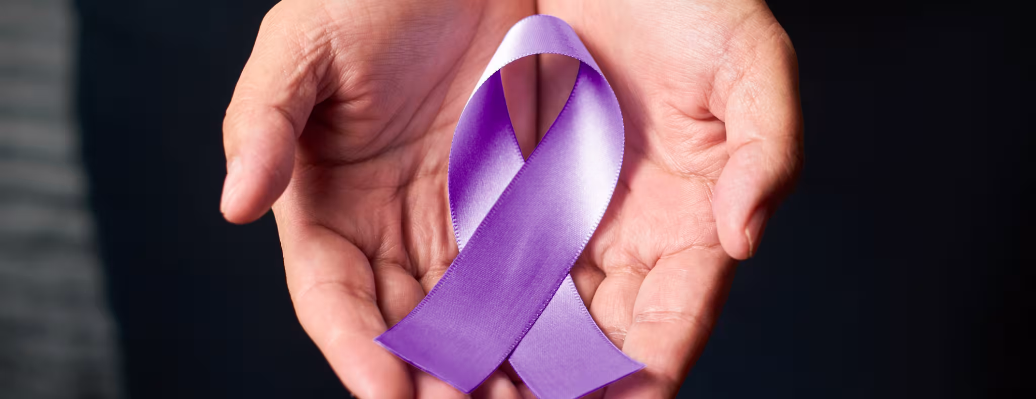 Purple drug poisoning awareness ribbon